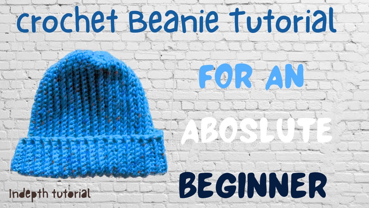 Easy Beginner Basic Blue Beanie/ Crochet Easy Unisex Hat/Free Crochet  Tutorial Bag O Day Crochet 