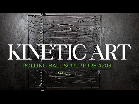 Rolling Ball Sculpture - wall mounted cn:203