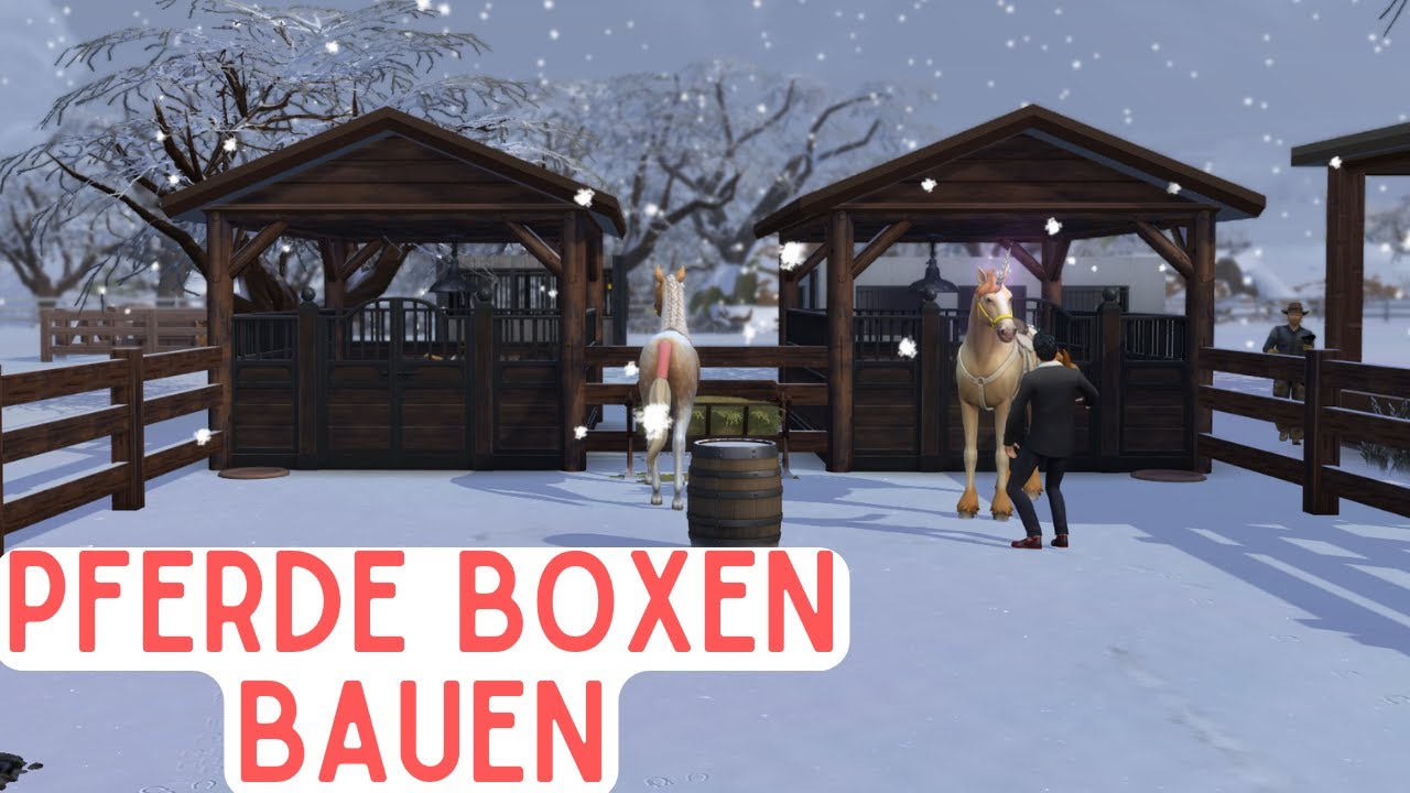 Sims 4 - Pferdeboxen bauen