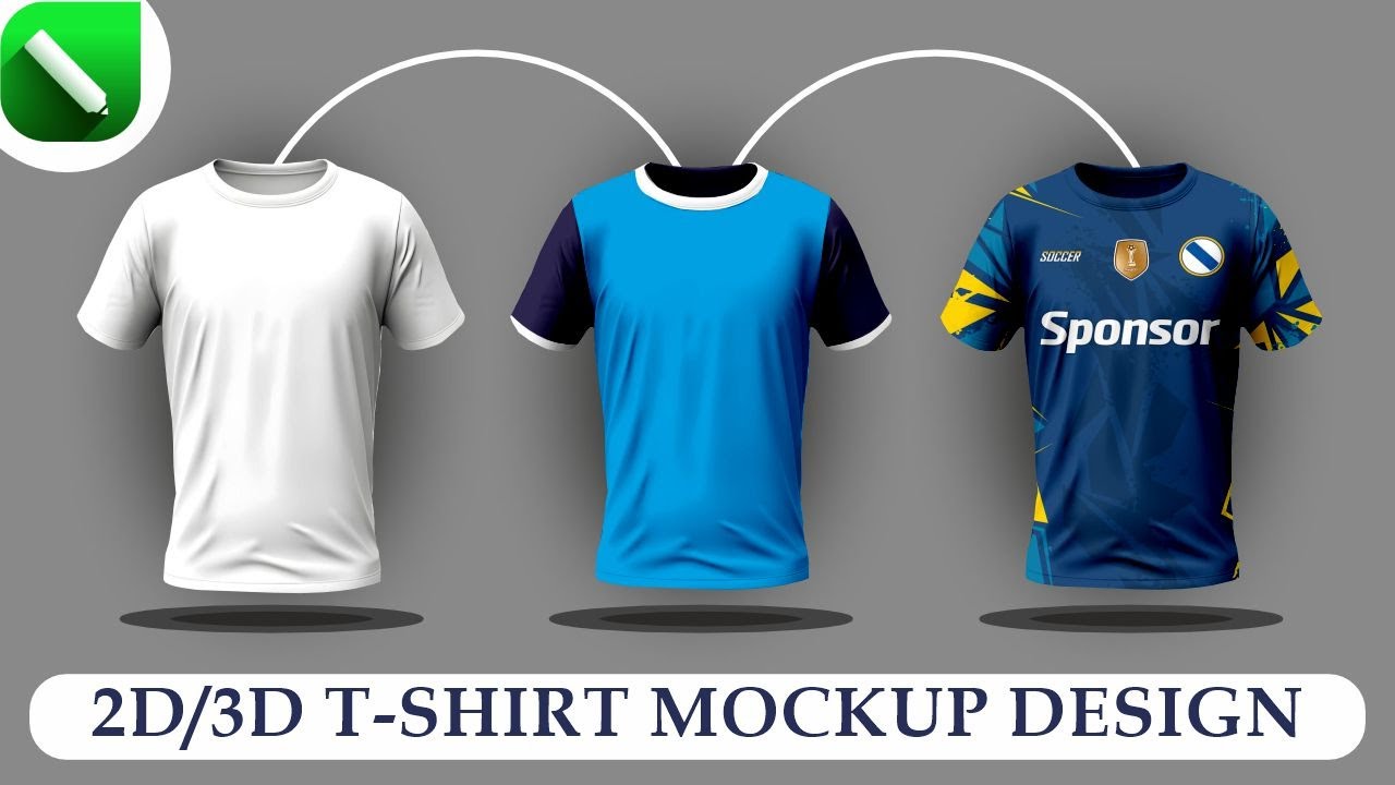 T-Shirt Mockup Design in CorelDraw | 2D & 3D T-Shirt Mockup Design | CorelDraw Tutorial