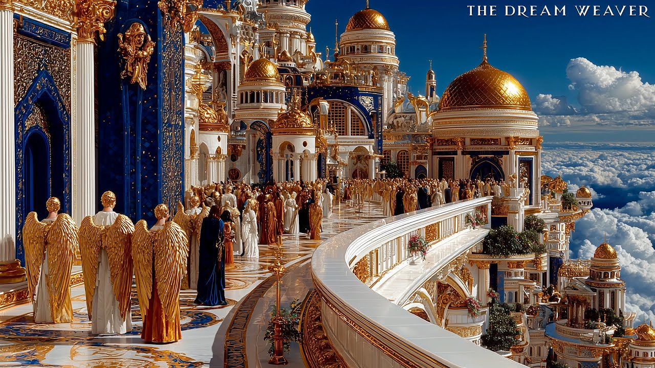 Angels of the Blue Cathedral | A Celestial Journey Beyond Time