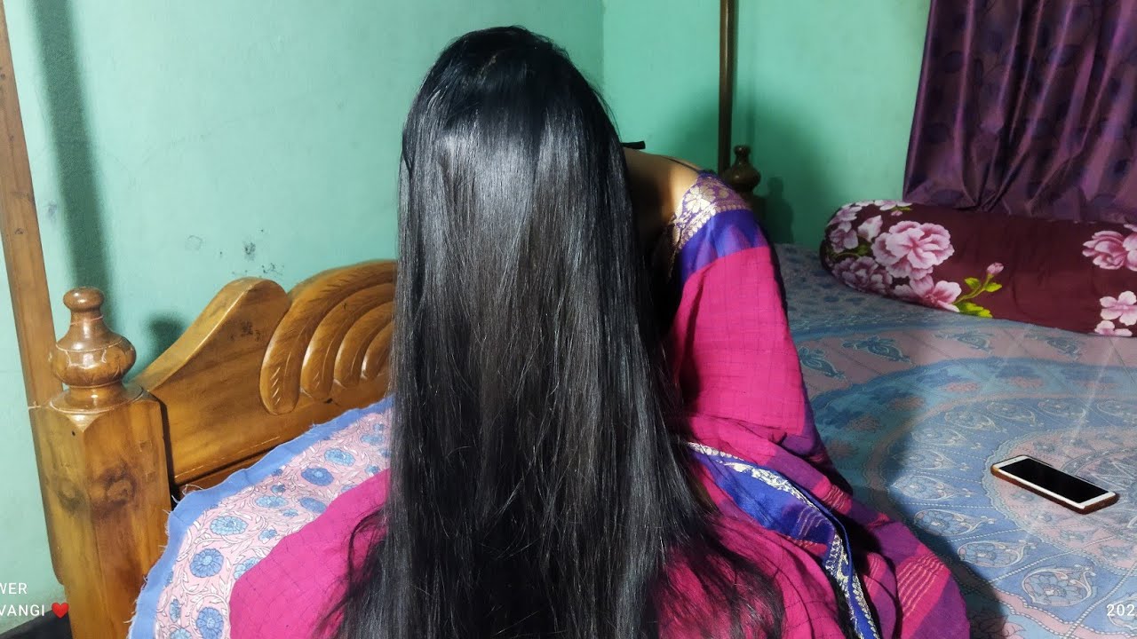 Front Side Silk & Sinning Long Hair Play | And Gorgeous Long Hair Play For Beautiful Woman |