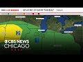 Gusty thunderstorms on Saturday in Chicago