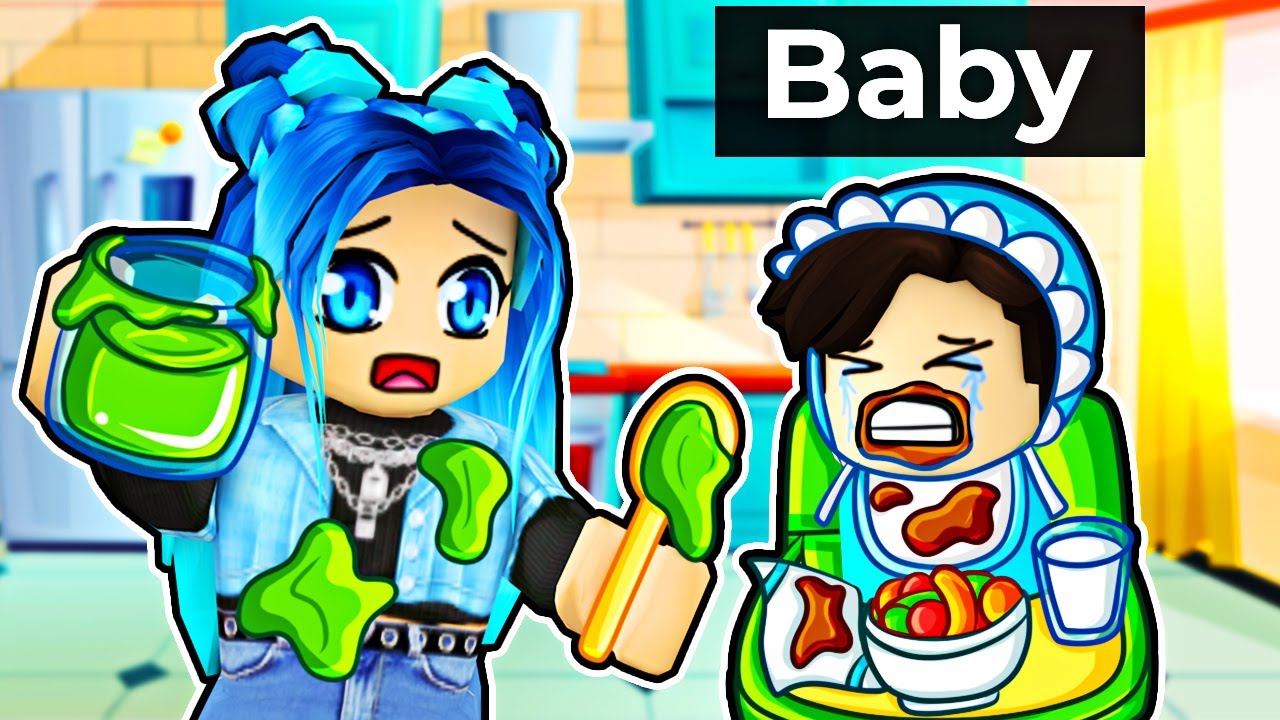 The Worst Baby In Roblox Daycare Youtube - itsfunneh roblox family bloxburg family trip