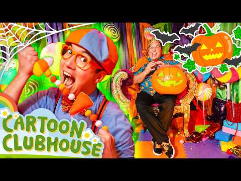 🪩 Party Like It's Halloween 🪩 | Blippi | Kids Adventure & Exploration Videos | Moonbug Kids
