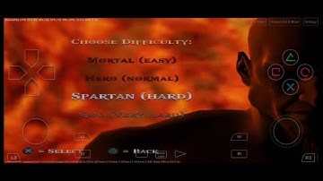Damon PS2 Pro Version 5.0Pre2 God of War 1 (Hard) Mode Gameplay Part - 1 & Best Setting