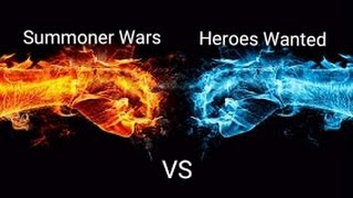 Summoner Wars versus Heroes Wanted (Arena)