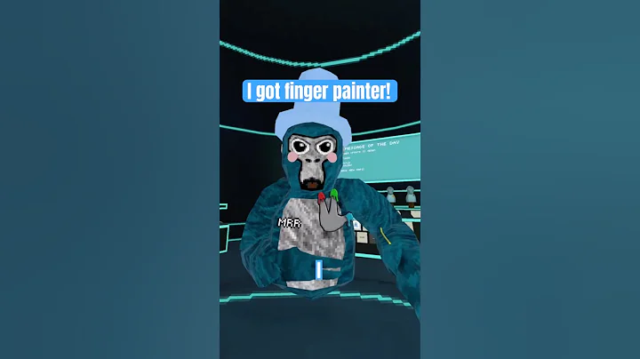 I Got Finger Painter! #shorts #gorillatag #gtag #vr #gaming #oculus #meta #quest2 #subscribe #fyp