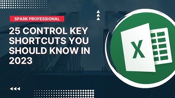 25 Control Key Shortcuts You Should Know in 2023 | Amazing Ms Excel Shortcuts