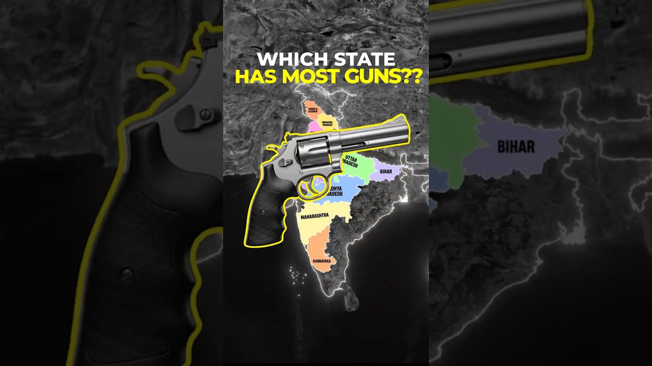 Which State has most guns ? #shortsfeed #shorts
