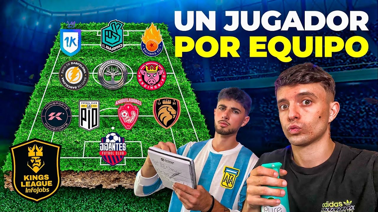 Haciendo EL MEJOR EQUIPO de la KINGS LEAGUE con XOAN *FÚTBOL 11*