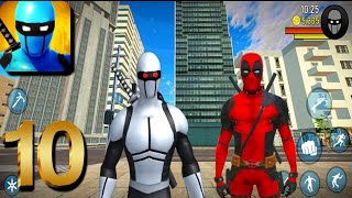 Blue Ninja SuperHero Vs Exterminator - Gangster City #10 Android Gameplay screenshot 2