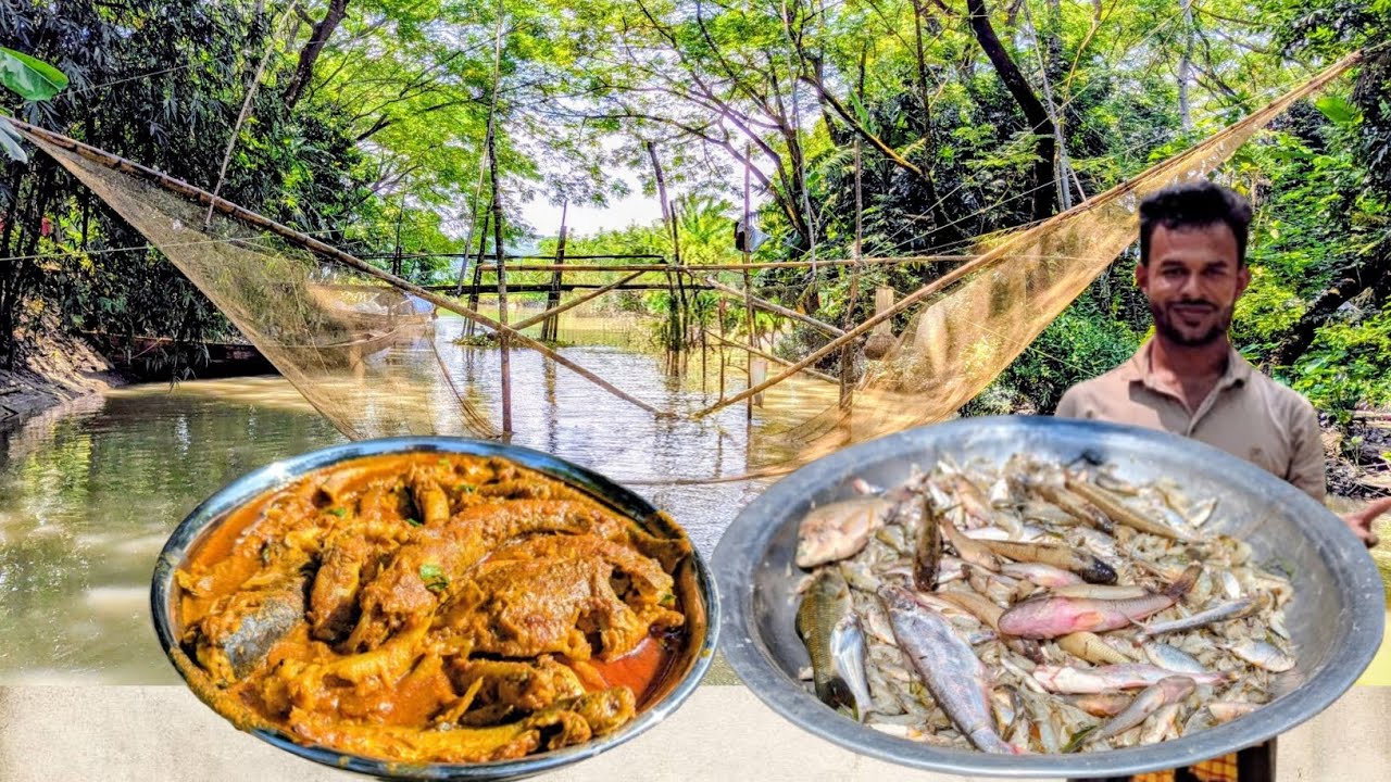 গ্রাম বাংলার ঐতিহ্যবাহী ভেসালের তাজা পাঁচমিশালী মাছ – Traditional Bangladeshi Mixed Fresh Fish