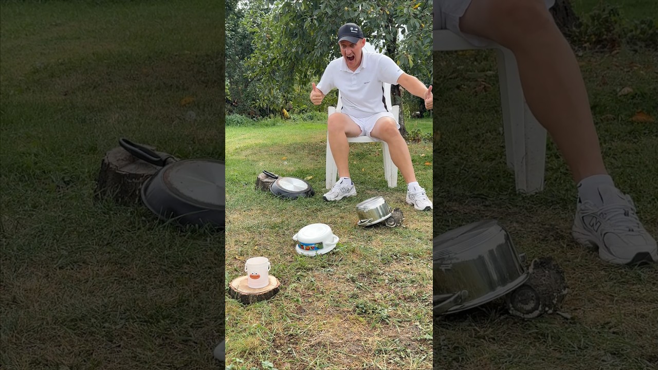 Impossible Multi Trick Shot! 😱#trickshot #shorts