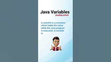 4. Learn Java Variables in under 1 minute #javavariables #java