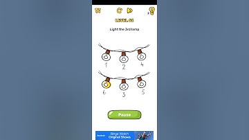 Brain blow level 62 Light the 3rd lamp