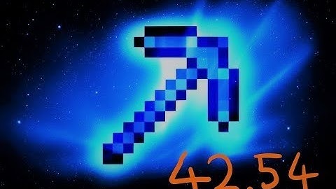 Netherite Pickaxe Speedrun in 42.54 seconds