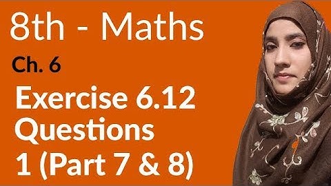 8th Class Math, Factorization,Simultaneous Equations Ex 6.12 Q 1 part (7 & 8) - 8th Class Maths