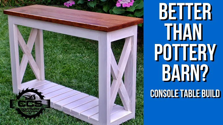 DIY Console Table Build - Entry Way Table