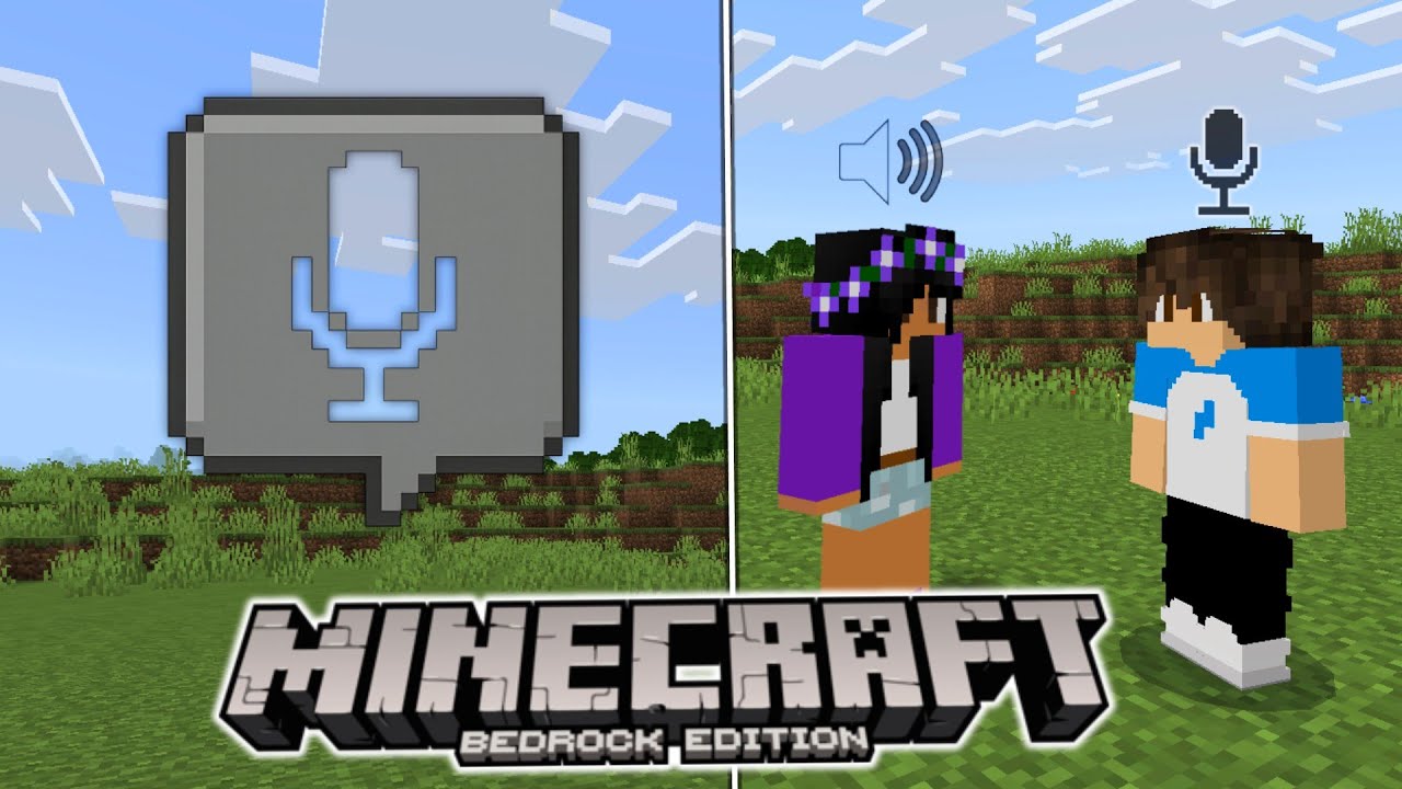 COMO ATIVAR O CHAT DE VOZ NO MINECRAFT PE 1.21 -  CHAT DE PROXIMIDADE PARA MINECRAFT PE