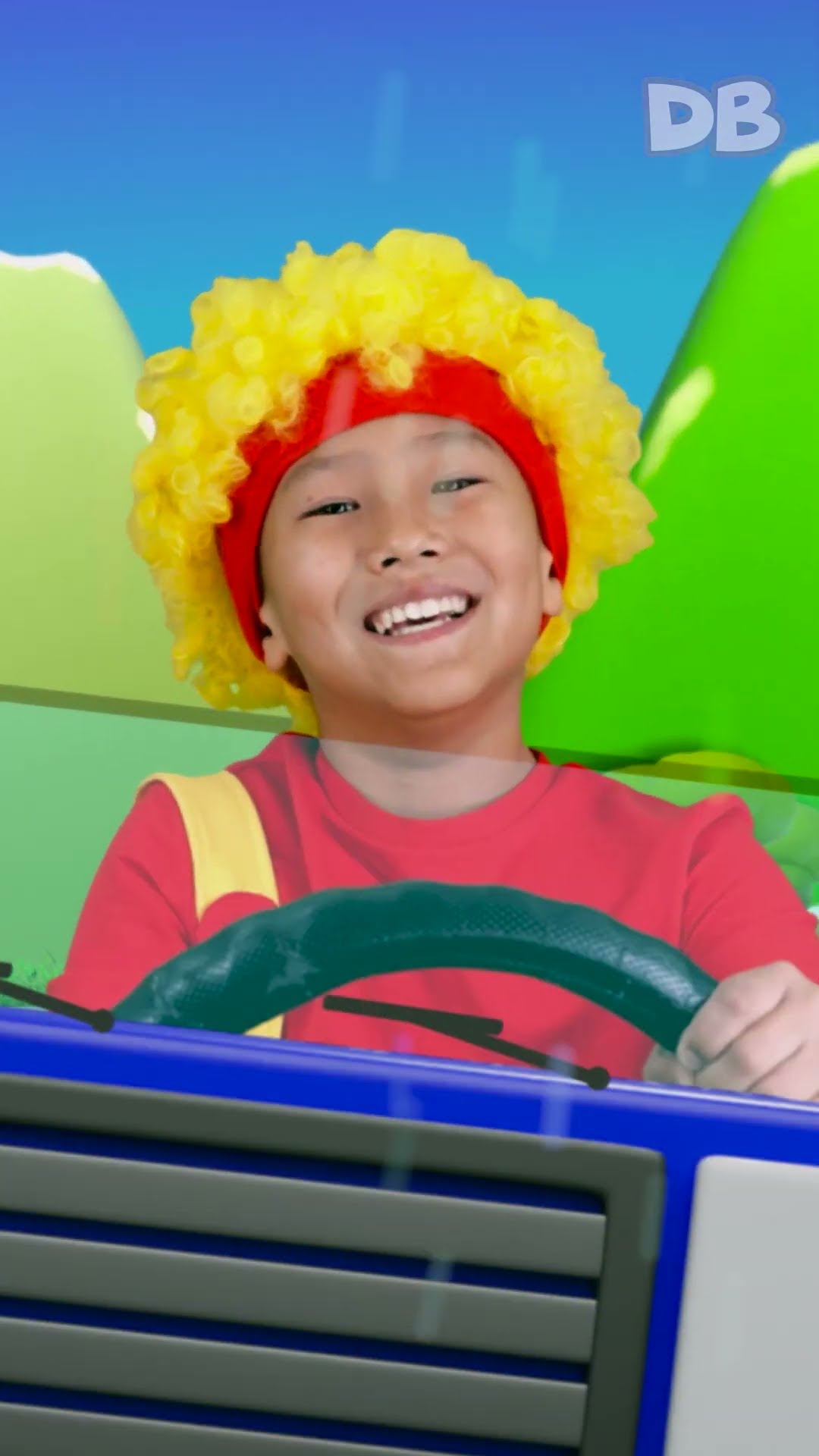 Vroom-Vroom in the Car with Mini DB | D Billions #shorts #db