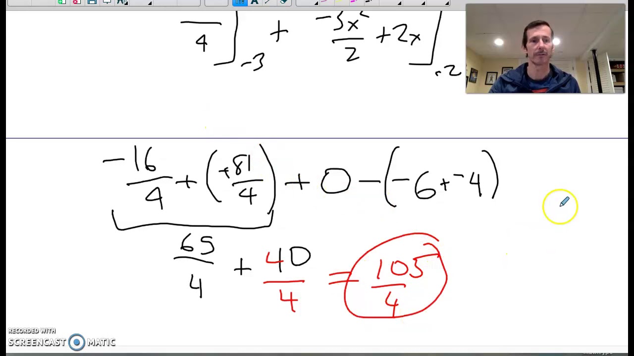 Integrating a Piecewise Function