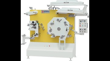 JR-1562 Clothing Wash Care Label Flexo Printing Machine for Satin Ribbon, Nylon Taffeta, Cotton Tape
