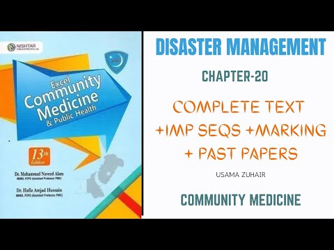 Community Medicine Disaster Management | Community Medicine Lecture| Community Medicine Lecture MBBS