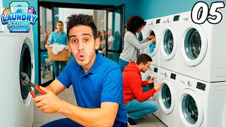 The Laundromat is packed like never before 💸🧺 Laundry Store Simulator #5 screenshot 5