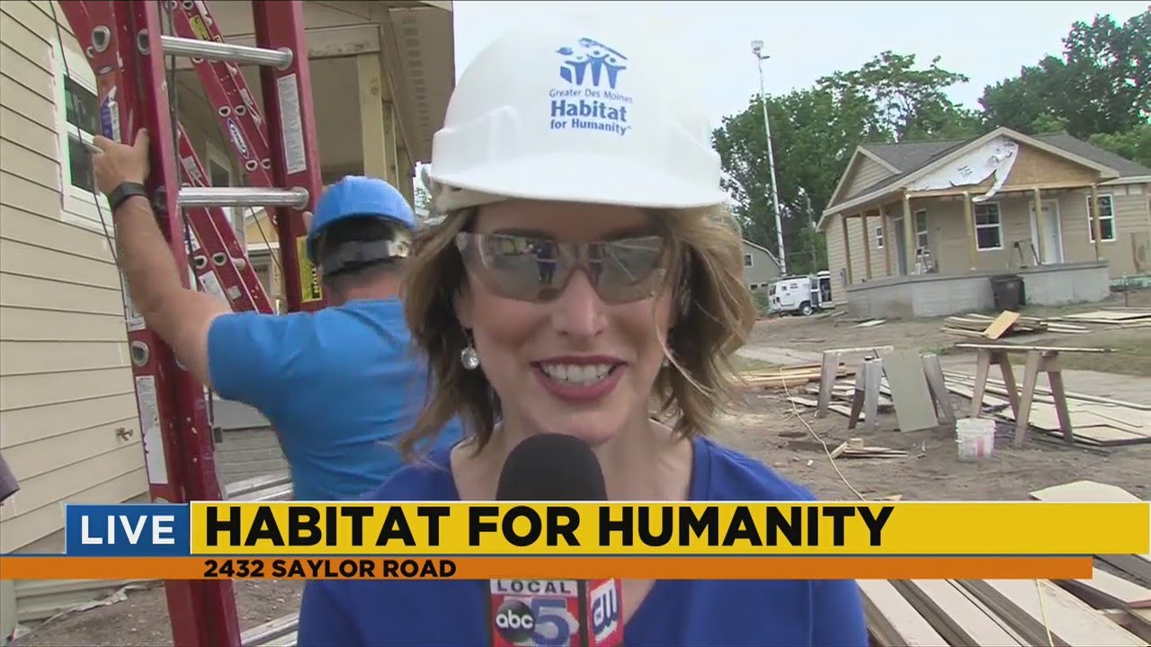We Are Iowa team builds houses at Habitat for Humanity YouTube