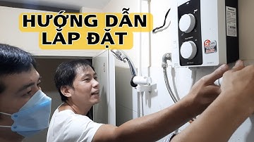 Hướng Dẫn Lắp Đặt Và Sử Dụng Máy Nước Nóng Panasonic DH-4RP1VW Có Bơm Trợ Lực| Điện Nguyên Hùng Phát
