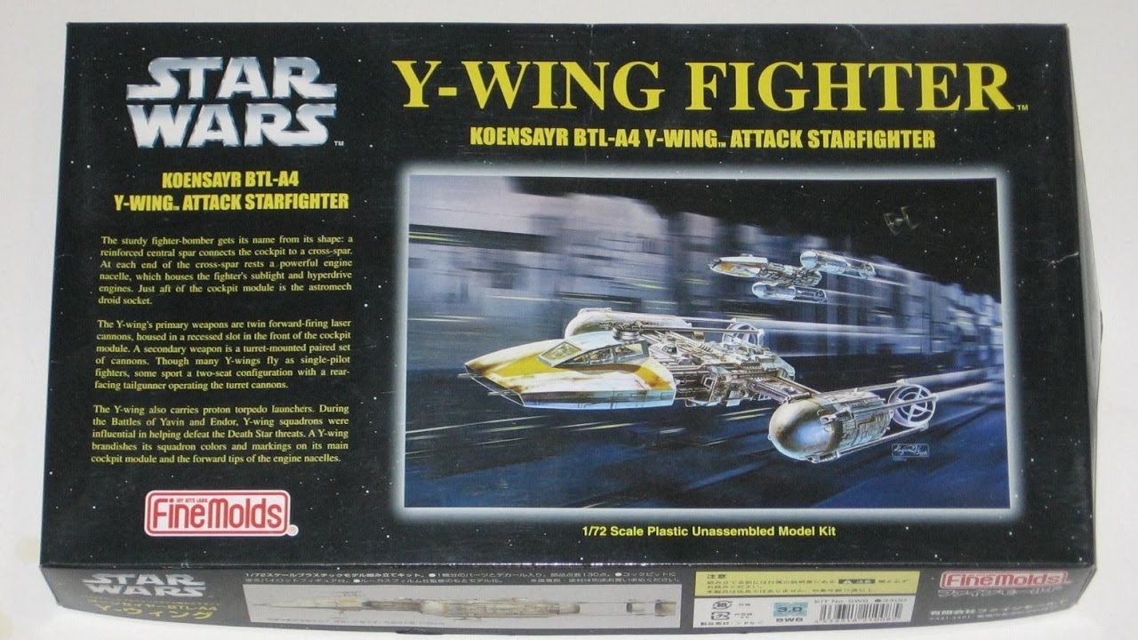 Star Wars Y-Wing Starfighter Maquette 1/72 Bandai