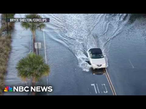 King tides flood communities along both U.S. coasts