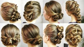 8 Easy hairstyles to make for 5 minutes! - Hairstyles BACK TO SCHOOL every day, party.