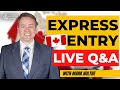 LIVE Q&A with Mark - Express Entry and Canada Immigration