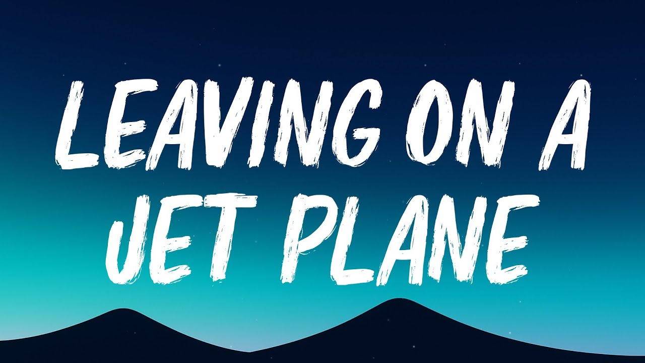 John Denver - Leaving On A Jet Plane (Lyrics) John Denver - Leaving On A Jet Plane (Lyrics)