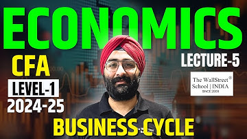 CFA LEVEL 1 | BUSINESS CYCLE - ECONOMICS LECTURE 5 | @thewallstreetschool