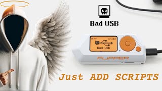 BadUSB  BASIC GUIDE  How to add scripts to Flipper Zero with STOCK FIRMWARE in 2024  BAD USB