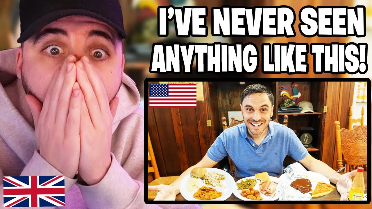 Brit Reacts to European Trys American Southern Food for the First Time ...