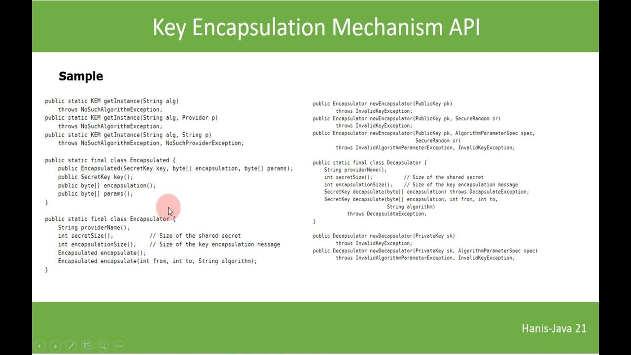 Key Encapsulation Mechanism API - YouTube
