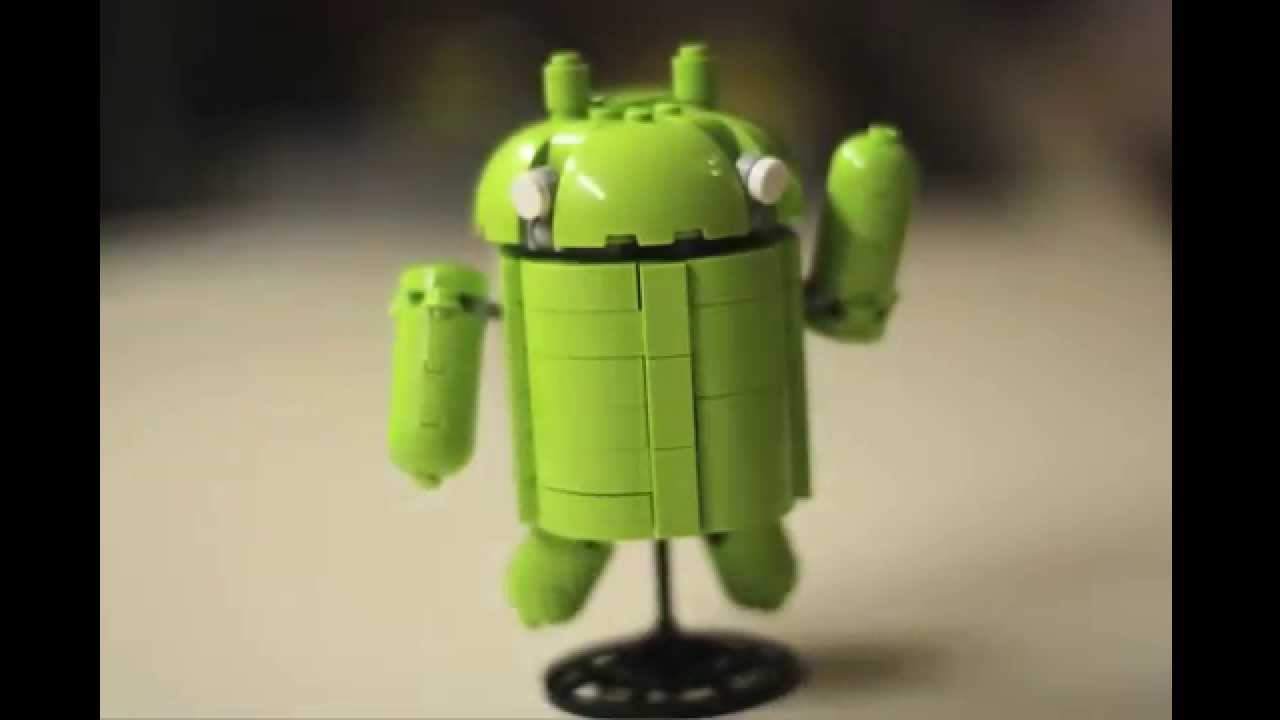 Timelapse building LEGO Bugdroid v2