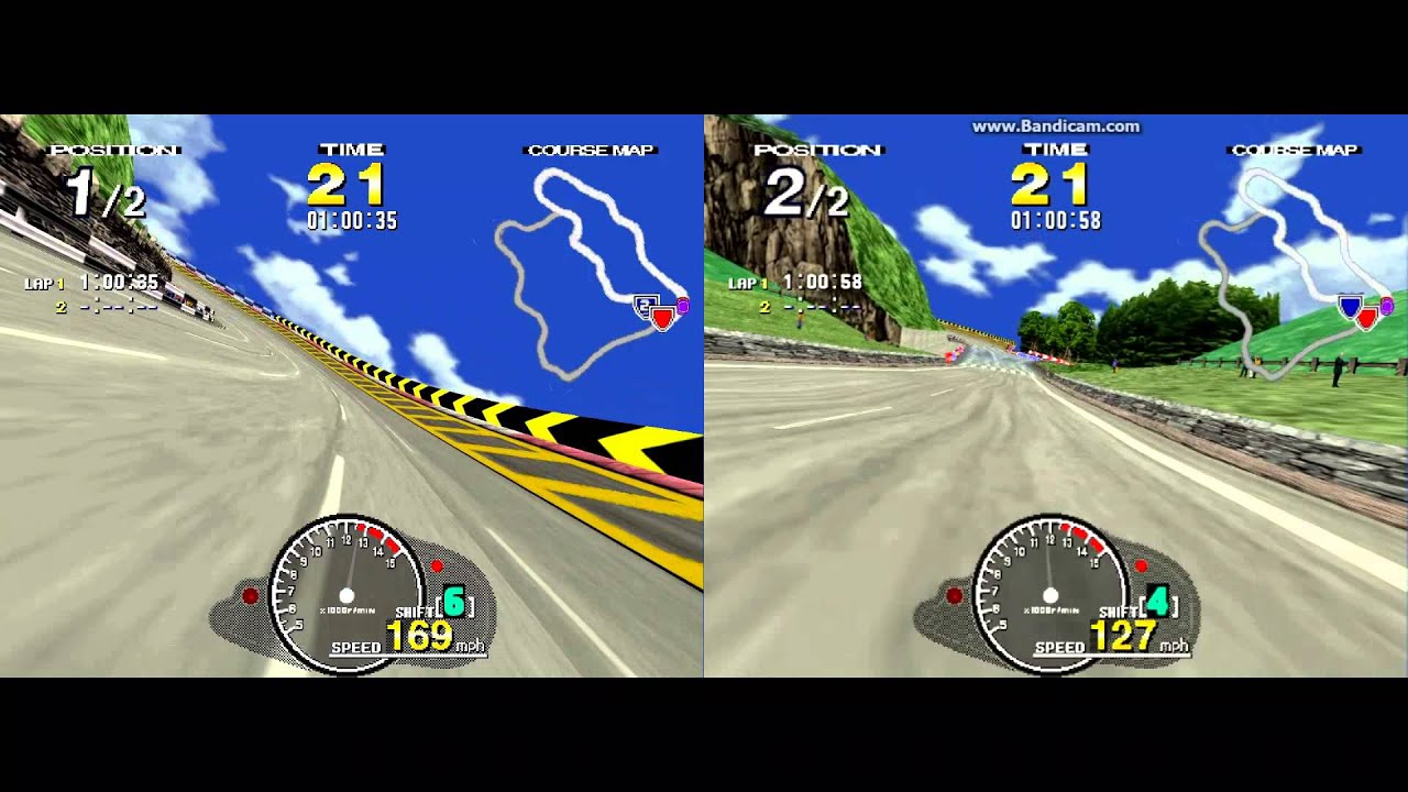 Manx TT Super Bike - 2 Player LAN (Model 2 Emulator) - YouTube