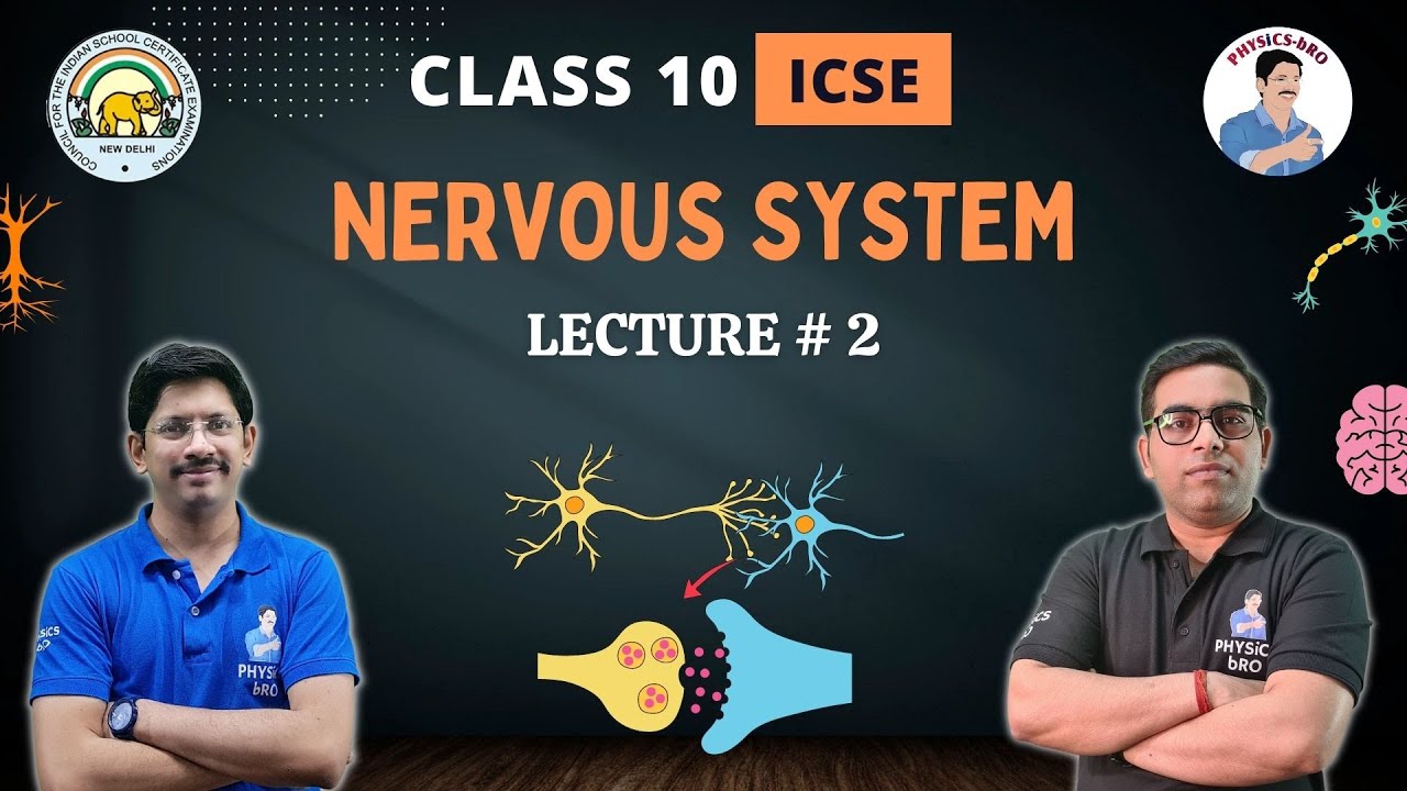 10 ICSE | BIOLOGY | NERVOUS SYSTEM | LECTURE # 2 | BY SRIRAM SHARMA SIR