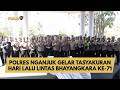 POLRES NGANJUK GELAR TASYAKURAN HARI LALU LINTAS BHAYANGKARA KE-71