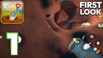 DIY Digging : Fun Games - Walkthrough Gameplay Part 1 - Tutorial (Android)