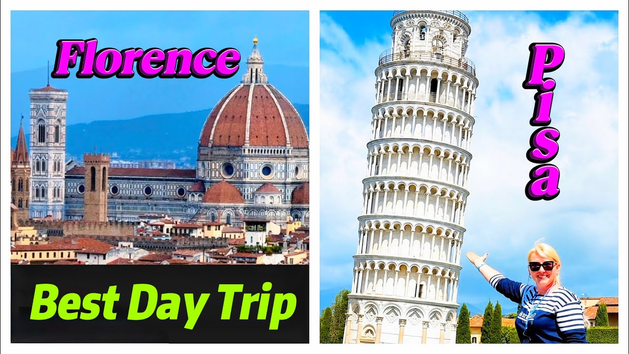 ⭐️Best Day Trip to Florence & Pisa 🇮🇹 | Mediterranean Cruise Excursion | 4K