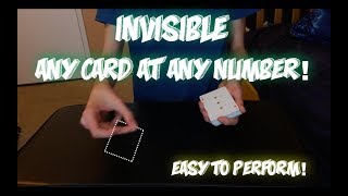 Invisible ACAAN! BEST Card Trick Ever! Performance And Tutorial