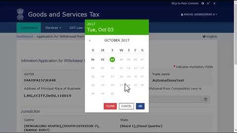 GSTN Official Guide on Withdrawal from Composition Scheme