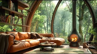 Smooth Jazz for a Happy Day 🌲 Relaxing Music in a Cozy Apartment Ambiance ☕️ Background Jazz Music