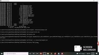 Running Bubble Sort Program Demo W/ Input & Output File
